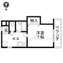 中村１０番館の物件間取画像